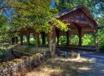 Cross Cedar Crossing Covered Bridge, Oregon