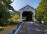 Cross Lake Creek (Nelson Mountain) Covered Bridge, Oregon
