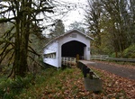 Cross Deadwood Creek Covered Bridge, Oregon