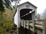Cross Wildcat Creek Covered Bridge, Oregon