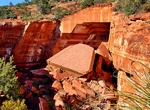 See Devil's Dining Room (Devil's Kitchen), Sedona, Arizona