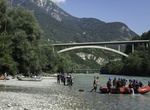 White Water Raft  Inn River in Tirol, Austria