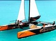 Bora Bora Half-Day Catamaran Sailing, Snorkeling and Floating Bar Experience