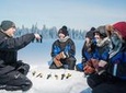Lappish Lunch Break -Snowmobiling, ice fishing and tasty food