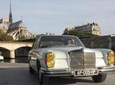 Private Paris guided Tour by classic 1970 Mercedes S Class
