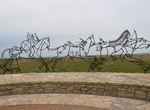 Visit Indian Memorial (Native American Memorial), Little Bighorn Battlefield, Montana