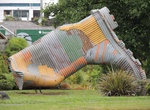 See The Big Gumboot, Taihape, New Zealand
