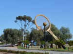 See The Big Tennis Racquet in Barellan, NSW, Australia