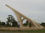 See The Big Sundial in Singleton, NSW, Australia