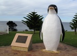 See The Big Penguin in Penguin, Tasmania