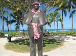 See Statue of Prince Kuhio, Waikiki, Oahu, Hawaii