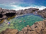 Swim in Queen's Bath (Kauaʻi), Princeville, Hawaii