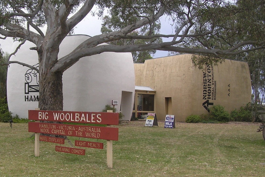 The Big Wool Bales in Hamilton