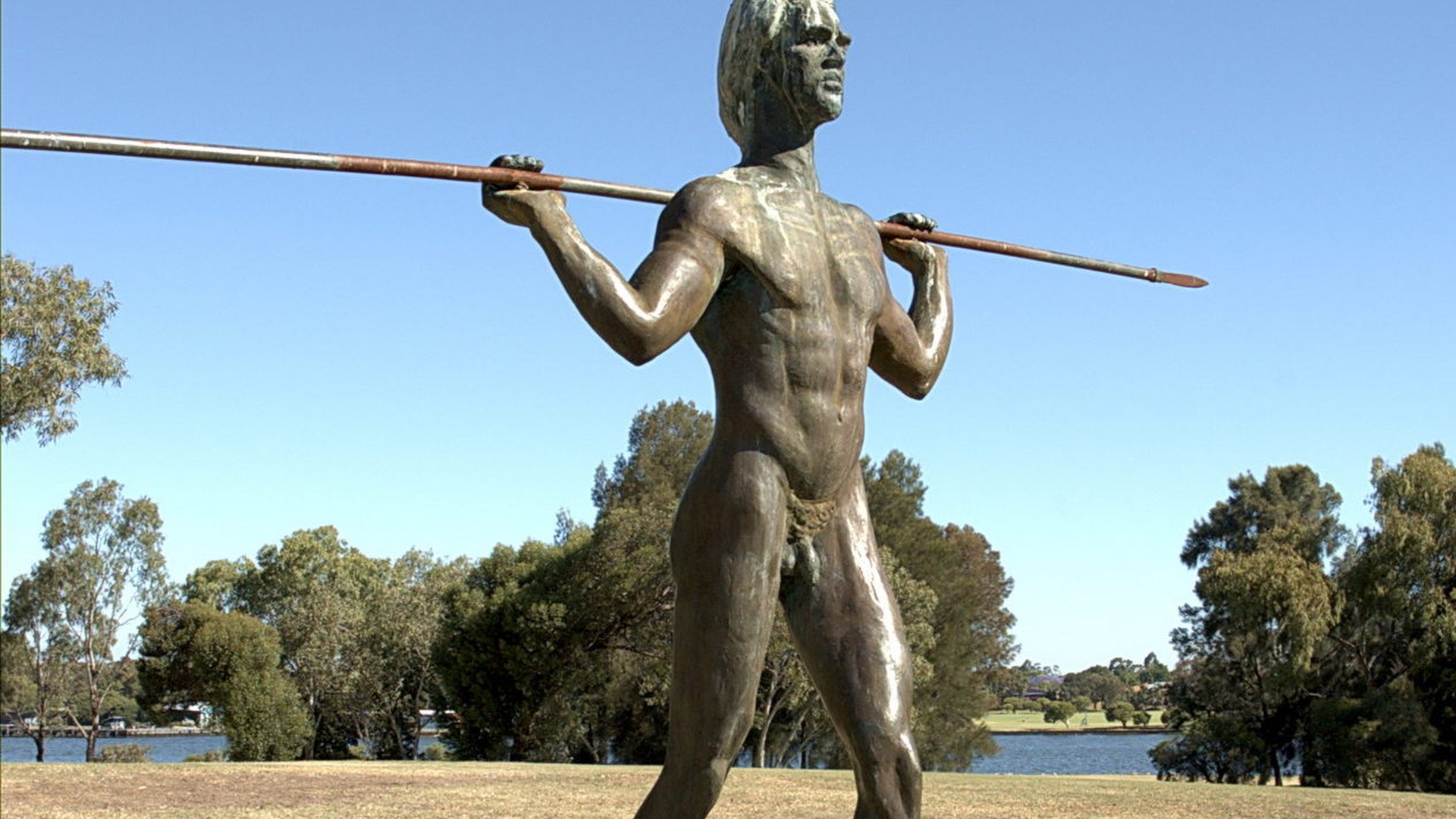 Yagan Statue on Heirisson Island