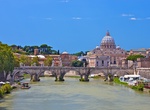 Cross Ponte Sant'Angelo, Rome, Italy