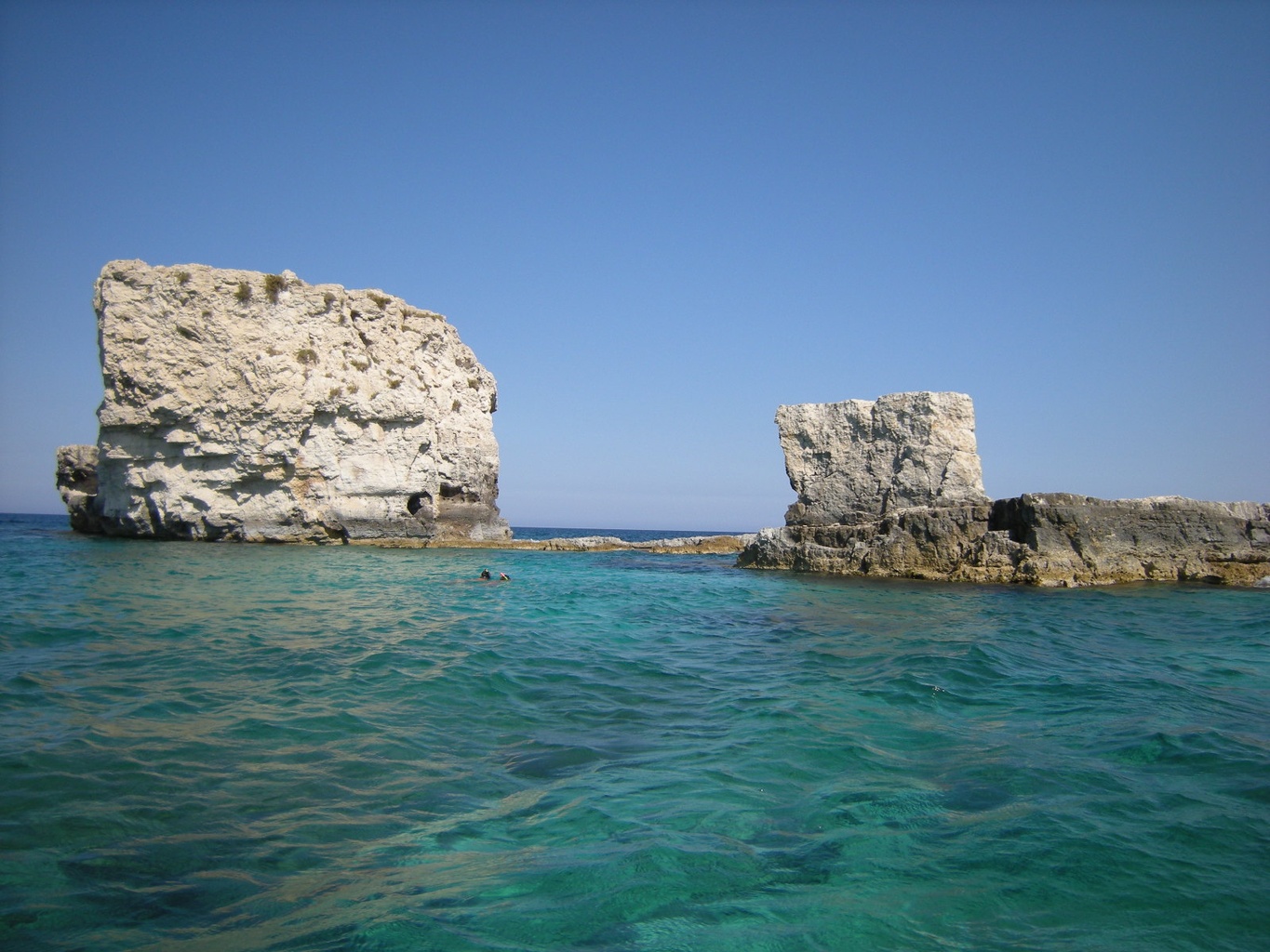 Two Rocks Greece Two Brothers Rocks