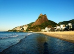 Relax on Leblon Beach, Rio de Janeiro, Brazil