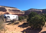Camp at Windwhistle Campground, Monticello, Utah