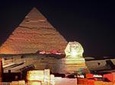 Pyramids of Giza Sound and Light Show from Cairo