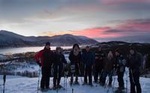Guided Snowshoe Walk on Tromsoya Island in Tromso