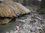 Dip in Buckeye Hot Springs, California