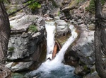 Visit Sunrift Gorge, Glacier National Park, Montana