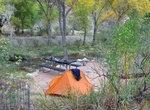 Camp at Bright Angel Campground, Grand Canyon National Park, Arizona