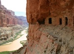 Hike to Nankoweap Creek Ancestral Puebloean Granaries from Colorado River, Grand Canyon National Park