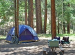 Camp at North Rim Campground, Grand Canyon National Park, Arizona