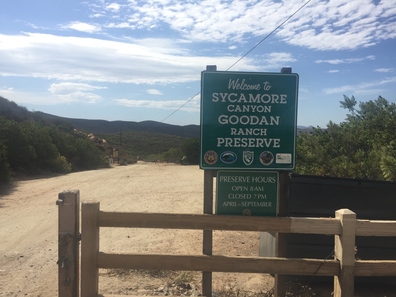 Goodan Ranch Staging Area
