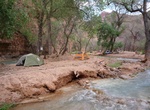 Camp at Havasupai Campground, Arizona