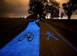 Ride Mazury Glow-In-The-Dark Bicycle Path, Lidzbark Warminski, Poland