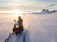 Snowmobiling on Langjökull Glacier, Ice Cave and Bathing in the Secret Lagoon
