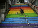 See Rainbow Steps, Istanbul, Turkey