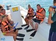 Catamaran Sail and Snorkeling Tour with Open Bar in Puerto Morelos