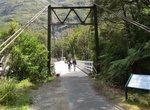 Cross Tutoko Suspension Bridge, New Zealand