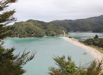 Camp at Bark Bay (Abel Tasman Coast Track), New Zealand
