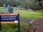 Camp at Beachfront Campground (Tapapakanga Regional Park), New Zealand
