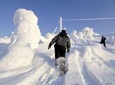 Snowshoe Tour from the Arctic Circle Wilderness Lodge in Rovaniemi