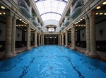 Swim in Gellért Thermal Baths, Budapest, Hungary