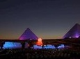 Pyramids of Giza Sound and Light Show from Cairo
