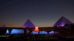 Pyramids of Giza Sound and Light Show from Cairo