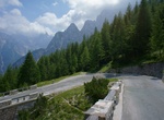 Drive to Vršič Pass, Slovenia