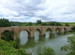 Cross Pont de Brinas sur le Fleuve Ebro, Spain (UNESCO site)