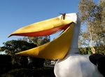 See The Big Pelican in Noosaville, Queensland, Australia