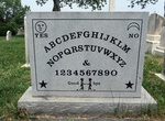 See Elijah Bond's Ouija Board Headstone, Baltimore, Maryland