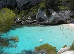 Relax on Cala Macarelleta, Minorca, Spain
