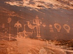 Hike to Wolfman Petroglyph Panel, Comb Ridge, Utah