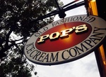 Eat Ice Cream at Pops Old Fashioned Ice Cream, Alexandria, Virginia