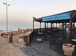 Drink at Lowest Bar in the World, Kalia Beach, Dead Sea, Israel